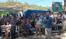 Akbelen'de Muharrem İnce'ye tepki