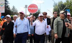 Tanju Özcan 'Adalet ve Değişim' yürüyüşüne başladı
