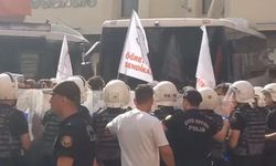 Özel Sektör Öğretmenleri Sendikası'nın eyleminde ters kelepçeli gözaltı