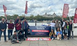 Londra'da Can Atalay için yapılan oturma eylemi 6. Haftasında