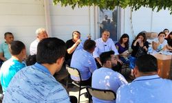 EMEP’li Bayhan direnişteki madencilerle bir araya geldi