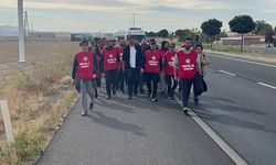 TİP'in Özgürlük Yürüyüşü 18. gününde: Erkan Baş Filistin için yürüdü