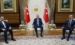 Cumhurbaşkanı Erdoğan İran Dışişleri Bakanı Hüseyin Emir Abdullahiyan ile bir araya geldi