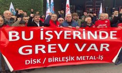 Bursa’da Şahinkul Makina işçileri greve çıktı