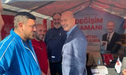 Süleyman Soylu, CHP'nin standını ziyaret etti