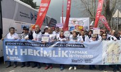 İstanbul’da hekimler hakları için yürüdü: Yaşamak ve yaşatmak istiyoruz