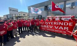 TİS süreci tıkanan Purmo'da işçiler greve çıktı