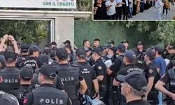 Van'da halay protestosuna polis müdahalesi