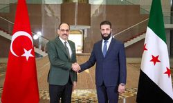 İbrahim Kalın, Suriye'de Şara ile görüştü