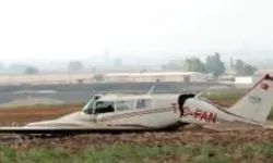 Adana'da eğitim uçağı düştü