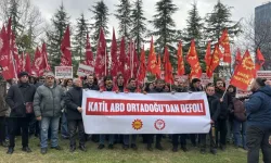 EMEP ve TİP ABD Büyükelçiliği önünden seslendi: 'ABD ve İsrail saldırganlığı son bulsun'