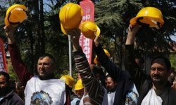 Açlık grevindeki madencilerin eylemi 7. gününde: “Parktan ayrılmayacağız”