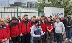 İlke Isın Cam işçileri fabrika önünde eylem yaptı: “Alın terimizi istiyoruz”