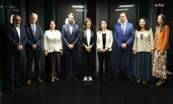 AKPM Avrupa Birleşik Sol Grubu heyeti, DEM Parti Eş Genel Başkanı Hatimoğulları'nı ziyaret etti