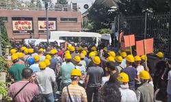 Madenciler Ankara’da eylemde: Bakanlık önünde gözaltı