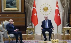 Erdoğan ve Bahçeli Külliye’de görüştü: Görüşme bir saat sürdü