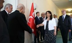 DEM Parti İmralı Heyeti, Devlet Bahçeli ile Meclis’te görüştü