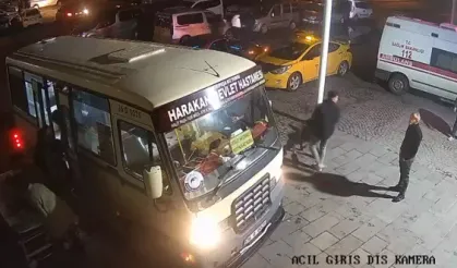 Kars'ta dolmuş şoförü kalp krizi geçiren yolcusunu hastaneye yetiştirdi