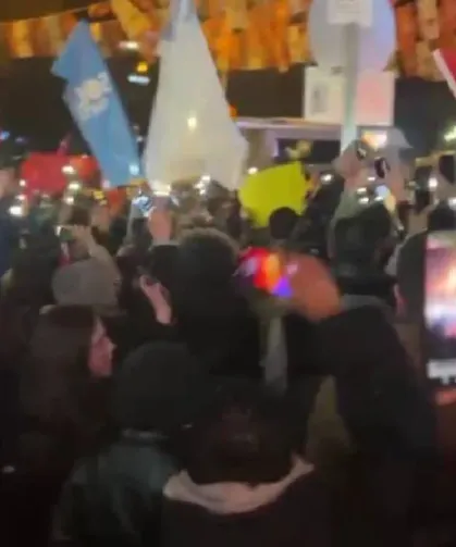 Ankara'da 'İmamoğlu' eylemi: Güvenpark'ta polis çemberi