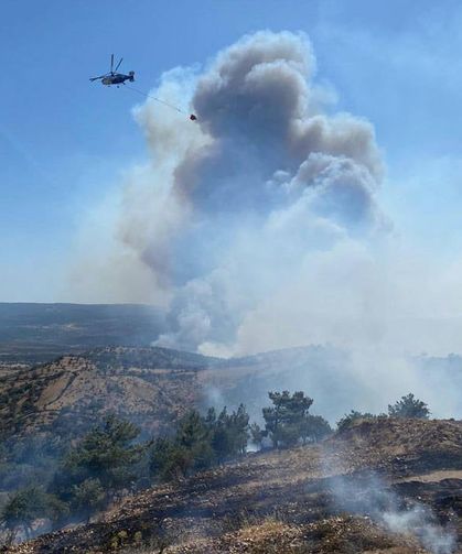 Çanakkale'de orman yangını: Boşaltılan köy sayısı 3'e çıktı