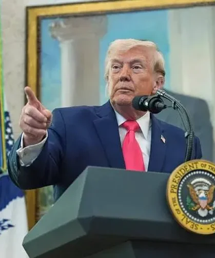 Trump’tan abluka sonrası açıklama: Ablukaya yaklaşan imha edilir