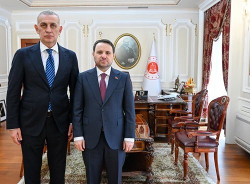 TFF Başkanı Hacıosmanoğlu, Adalet Bakanı Gürlek’i ziyaret etti