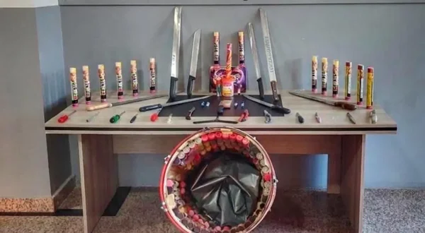 Deplasman otobüsünde cephanelik: 7 Kişiye İşlem