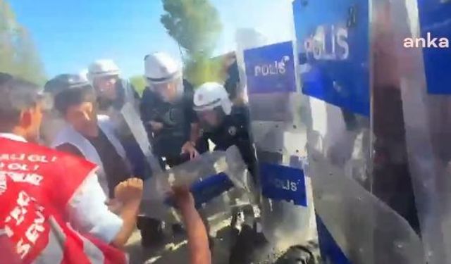 Polonez işçilerine sert polis müdahalesi: Bir işçinin kaburgaları, bir işçinin de kolu ve bacağı kırıldı