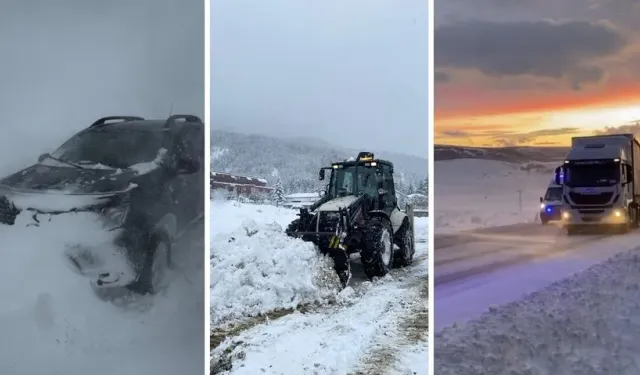 91 noktada yol kapandı, 2 bin 53 kişi mahsur kaldı