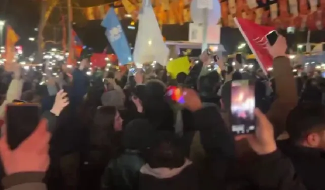 Ankara'da 'İmamoğlu' eylemi: Güvenpark'ta polis çemberi