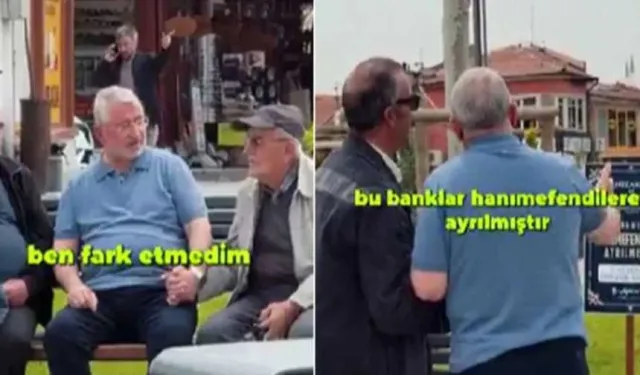 AKP'li Çorum Belediyesi bankları kadın-erkek diye ayırdı