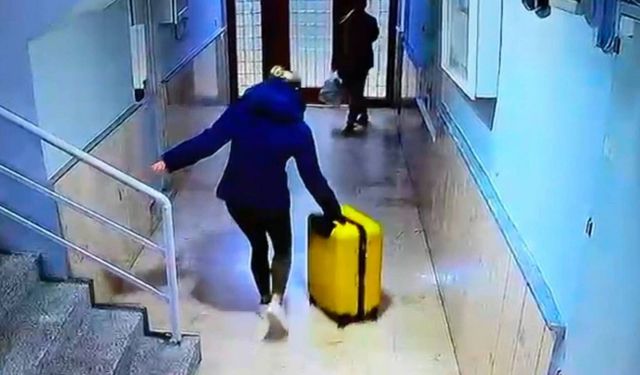 Güllü'nün kızının bavullarla apartmandan çıktığı anların görüntüleri ortaya çıktı