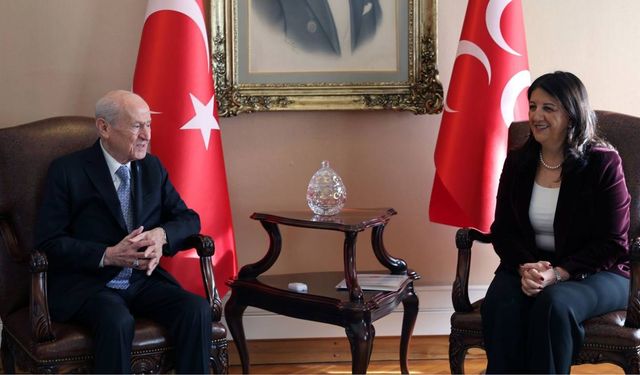 DEM Parti’nin İmralı Heyeti Bahçeli ile görüştü: “Her cümlesine imzamı atıyorum”