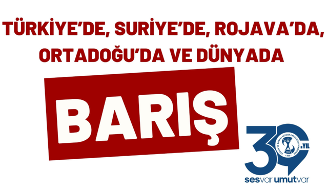 SES’ten “barış” çağrısı: “Savaş bir halk sağlığı sorunudur”