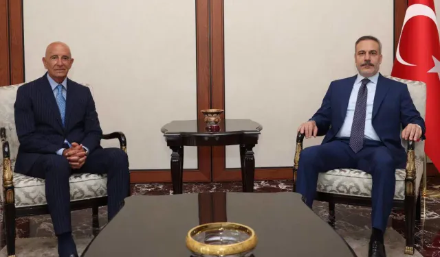 NATO zirvesi öncesi Tom Barrack ile Hakan Fidan bir araya geldi