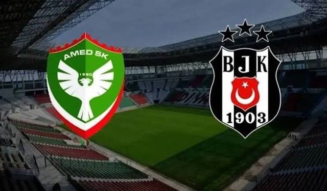 Amedspor, Beşiktaş karşısında 3-1 önde