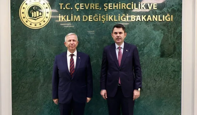 Mansur Yavaş ile Murat kurum bir araya geldi: Ankara’nın ihtiyaçları görüşüldü