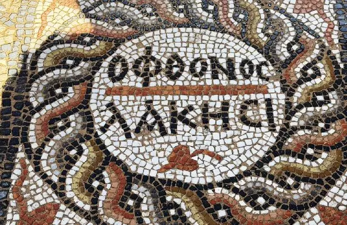 3 bin yıllık antik kentte "kıskanan çatlasın" yazılı mozaik bulundu!