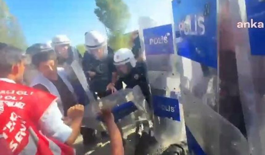 Polonez işçilerine sert polis müdahalesi: Bir işçinin kaburgaları, bir işçinin de kolu ve bacağı kırıldı