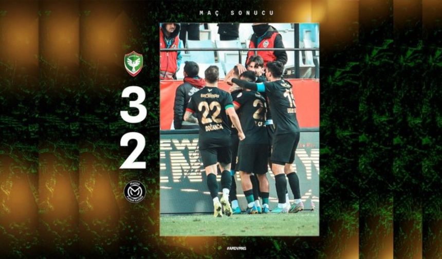 Amedspor 6 hafta sonra taraftarı önünde 3 puanı aldı