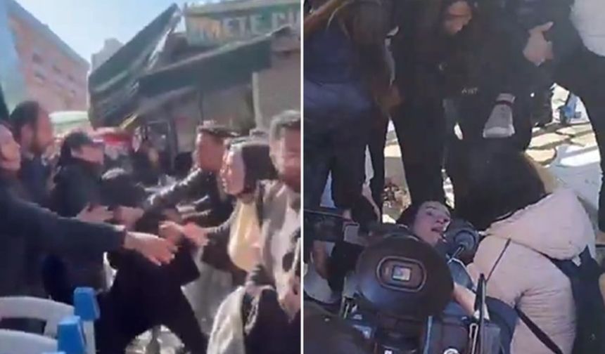 Milli Eğitim Bakanlığı önünde öğretmenlere polis müdahalesi