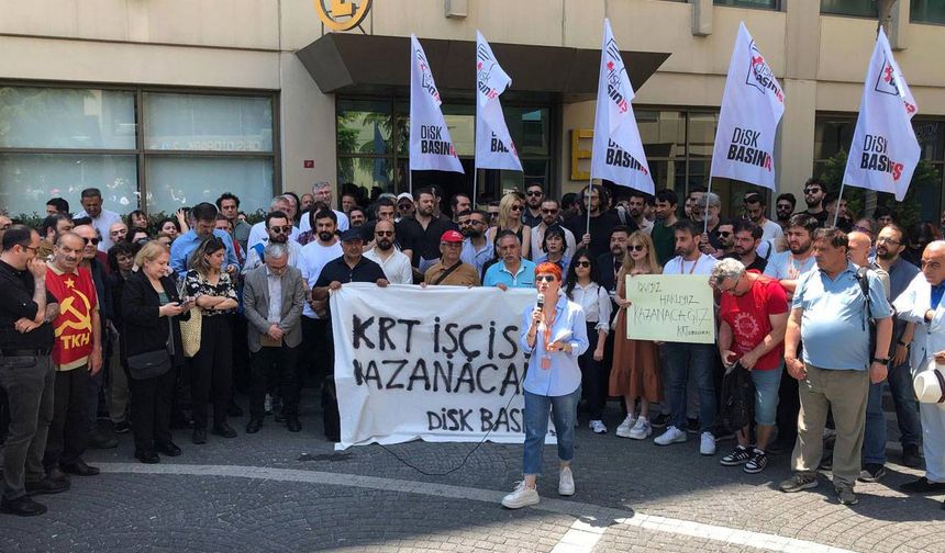 KRT TV'de direniş 12. gününde: İşverenle ilk görüşme yarın