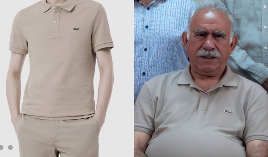 Öcalan'ın giydiği Lacoste tişört mağazalarda tükendi: Fiyatı ne kadar?