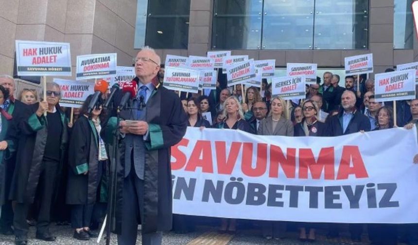 Avukatlardan ‘Savunma Nöbeti’: Hukuk devleti yok sayılıyor