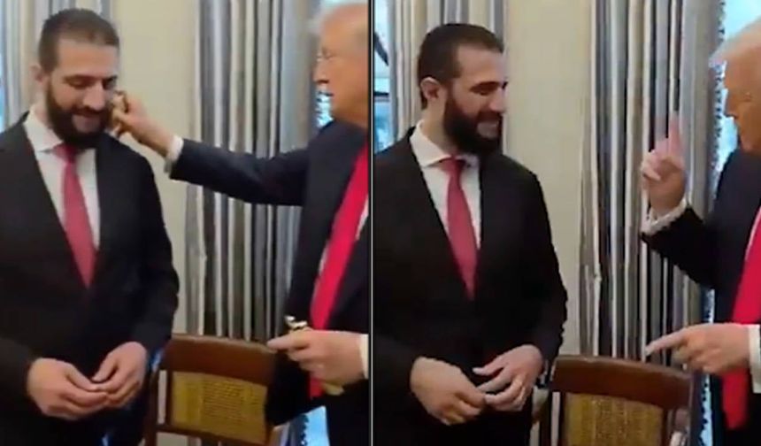 Trump, Colani'nin üstüne parfüm sıktı, "Kaç eşin var?" diye sordu