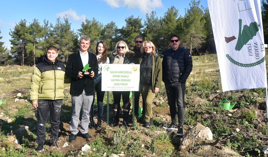 HomeSasalı Hatıra Ormanında Fidanlar toprakla buluştu