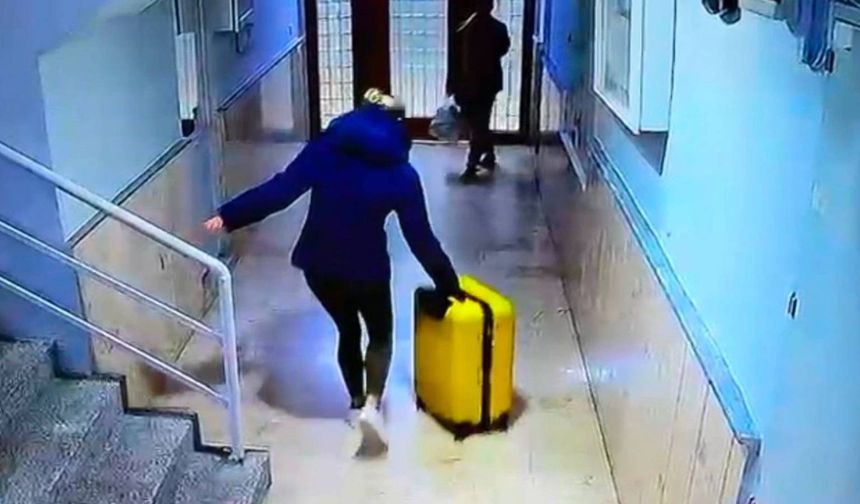 Güllü'nün kızının bavullarla apartmandan çıktığı anların görüntüleri ortaya çıktı