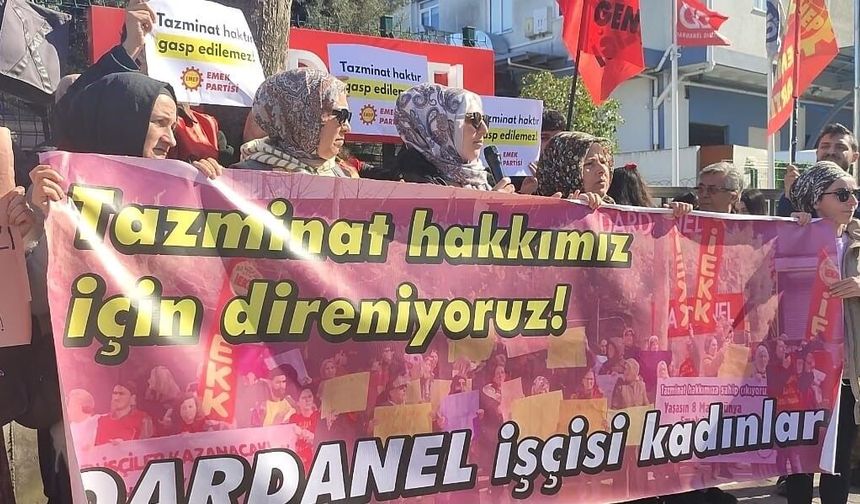 Dardanel işçilerinin direnişine EMEP’ten destek: “Bu mücadele tüm işçi sınıfının mücadelesidir”