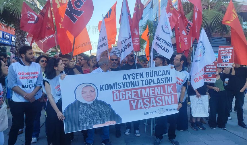 Öğretmen Sendikası'ndan Sancaktepe'de açıklama: "Hakkımızı almadan eve dönüş yok"