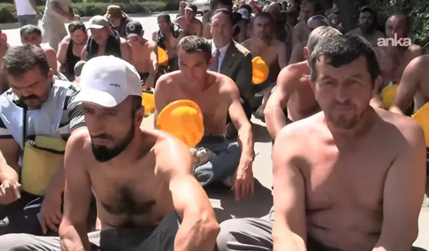 Madencilerden Ankara’da eylem: “Herkes alnının terini istiyor”